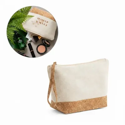 Bolsa de cosméticos feita em 100% algodão (280 g/m²)