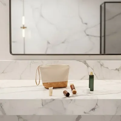 Necessaire Ecológica sobre a pia