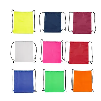 Mochila Saco Poliéster : várias cores