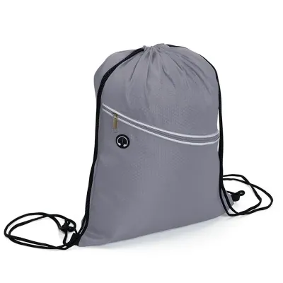 Mochila Saco Cinza