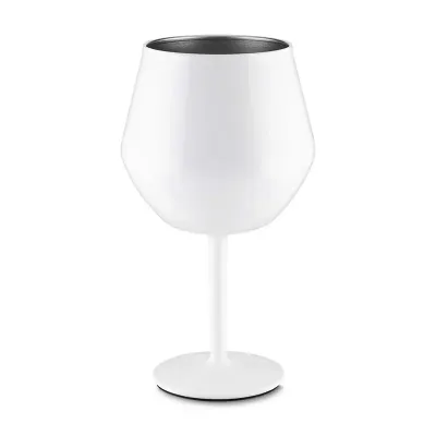 Copo/taça térmico de 350 ml brilhosa, em inox 