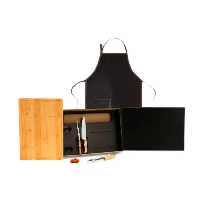 Kit Para Churrasco Com Avental 