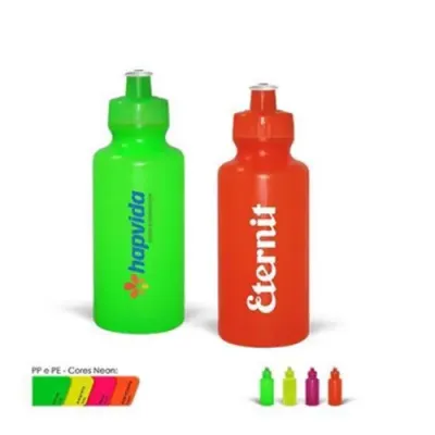 Squeeze de Plástico - opções de cores