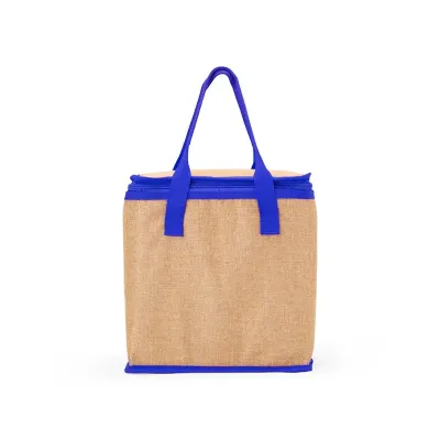 Bolsa Térmica 14L em Linho c/ Textura Natural e Alça Curta