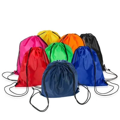 Mochila Saco Poliéster, em várias cores