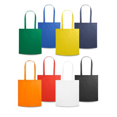 A sacola é feita de material non-woven (80 g/m²) e tem um acabamento termo-selado, o que garante ...