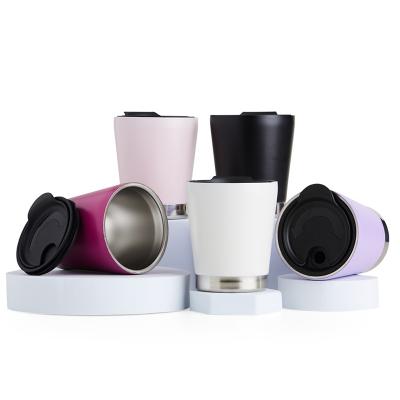 Copo de parede dupla em aço inoxidável 304, projetado para manter suas bebidas na temperatura ide...