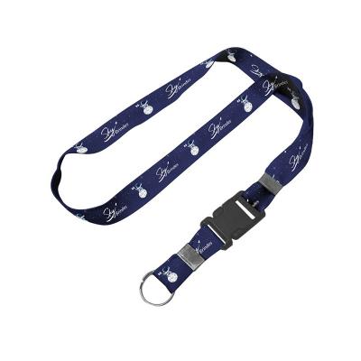 Cordão Chaveiro 25mm, confeccionado em fita de poliéster acetinada. Processo de gravação frente e...