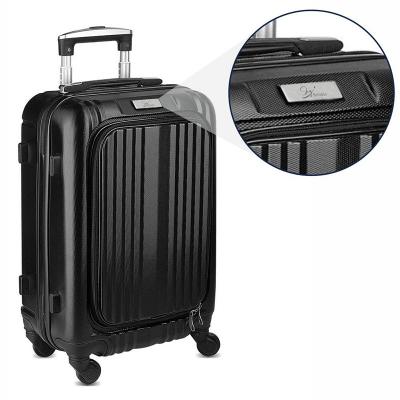 Mala de viagem pequena em ABS oferece praticidade e proteção para suas jornadas. Sua abertura fro...