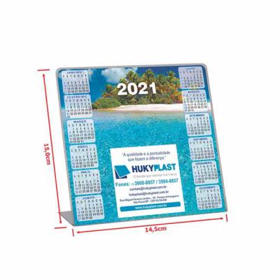 Calendário de mesa impresso no papel em offset