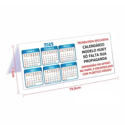 Calendário de mesa 2025