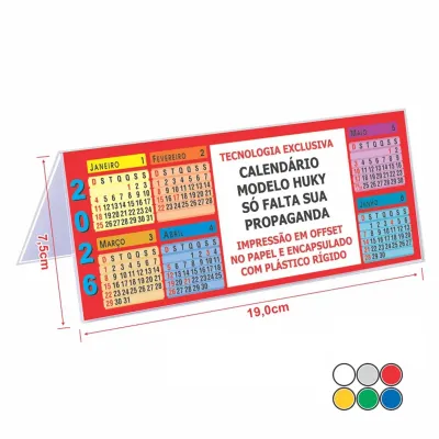 Calendário de mesa CA1 2026