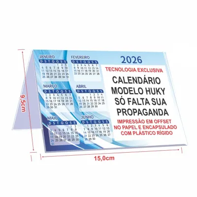 Calendário de mesa 2026