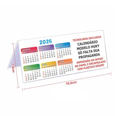 Calendário de mesa 2026