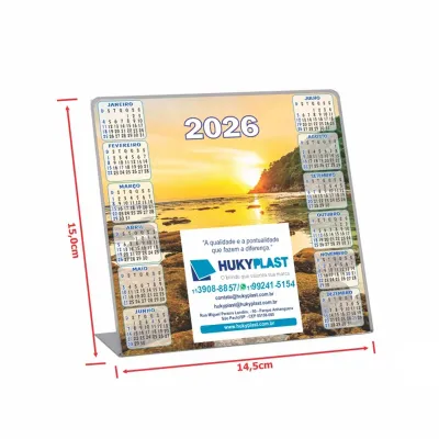 Calendário de mesa 2026