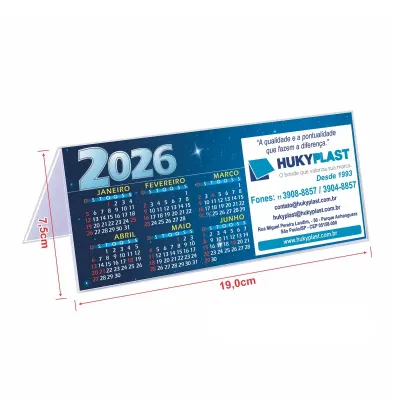 Calendário de mesa 2026