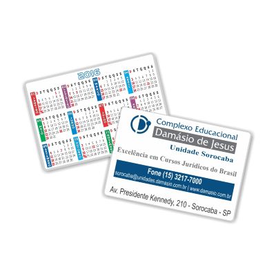 Calendário de bolso