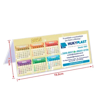 Calendário de mesa 2025