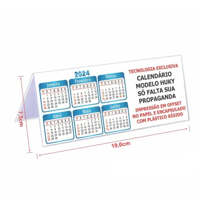 Calendário de mesa 2024