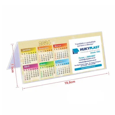 Calendário de mesa 2024