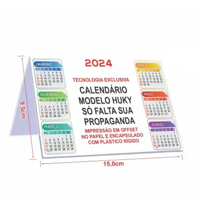 Calendário de mesa 2024