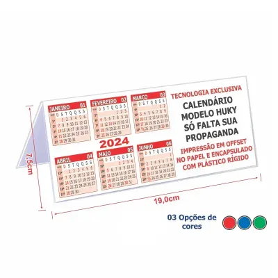 Calendário de mesa 2024