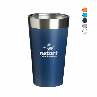 Copo Térmico de Inox  Azul 473ml