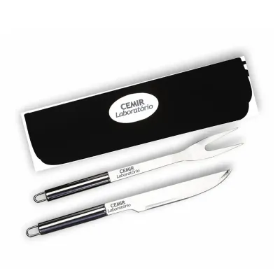 Kit churrasco 3 peças em estojo de nylon