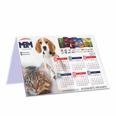 Calendário especial arte exclusiva do cliente