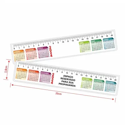 Régua de 20 cm em offset personalizada