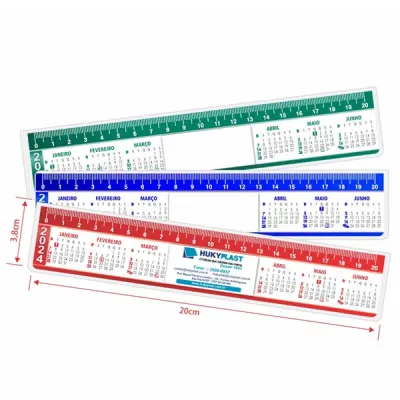 Régua de 20 cm em offset personalizada