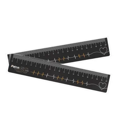 Régua de 20 cm em offset personalizada