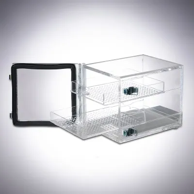 Caixa personalizada de acrílico para a Merck