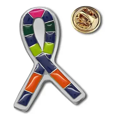 Pin laço ou lacinho colorido