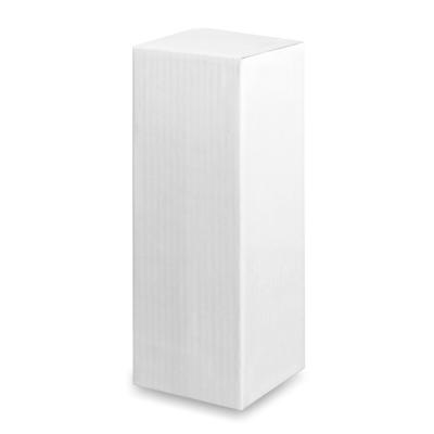 Caixa de papelão retangular branca