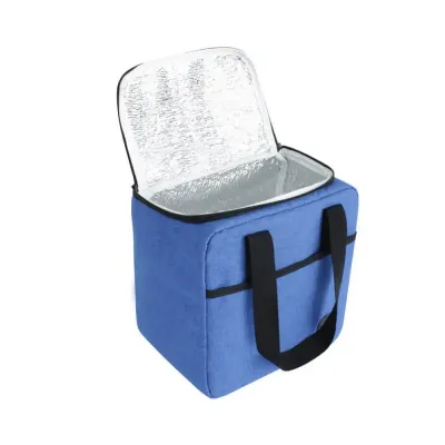 Bolsa Térmica com forração interna em espuma aluminizada.