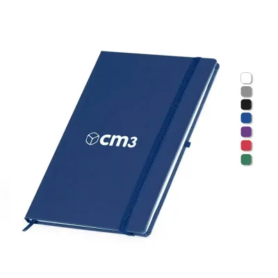 Caderneta Capa Dura com Porta Caneta Personalizado