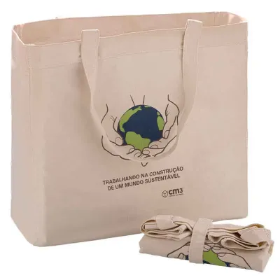 Sacola compacta ecológica.