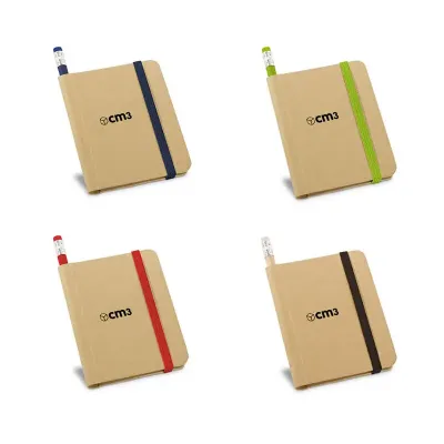 Mini Caderno de Anotações com Lápis Personalizado
