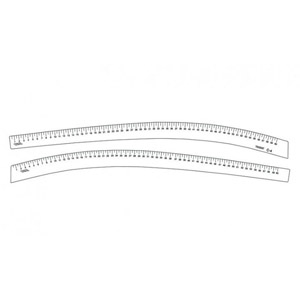 Régua para corte e costura em acrílico 