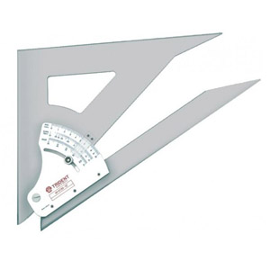 Régua com esquadro ajustável