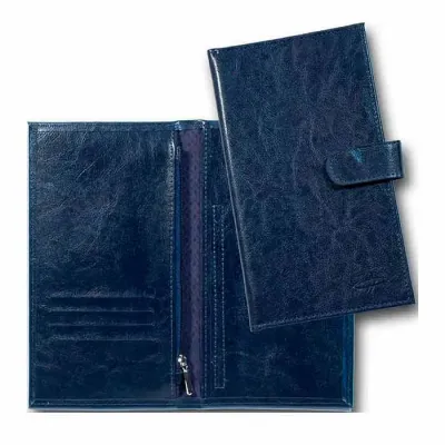 Porta-Voucher confeccionado em couro legítimo, sintético ou ecológico