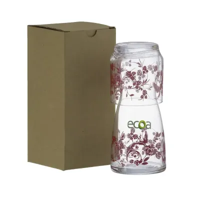 Moringa de Vidro 500ml em embalagem