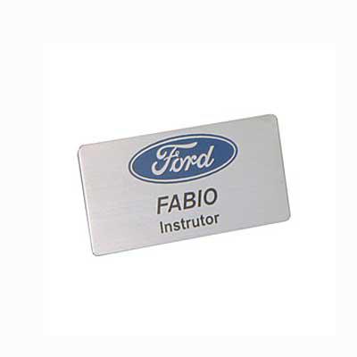 Crachá confeccionado