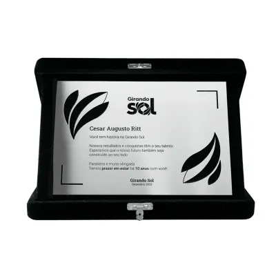 Placa de Premiação Personalizada