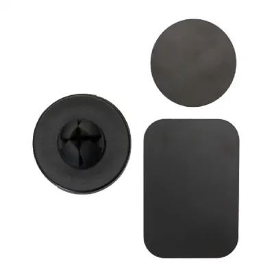 Suporte veicular magnético plástico resistente com frente emborrachada. Para utilizar basta coloc...