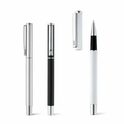 Caneta roller de aluminio personalizada . ø10 x 136 mm.