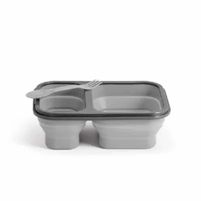 Marmita retrátil com 2 compartimentos