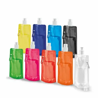 Squeeze dobrável 460ml em diversas cores