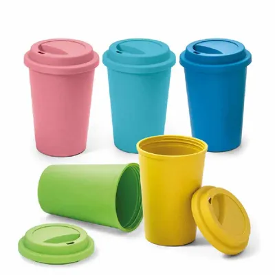 Copo para viagem  em cores capacidade 450 ml